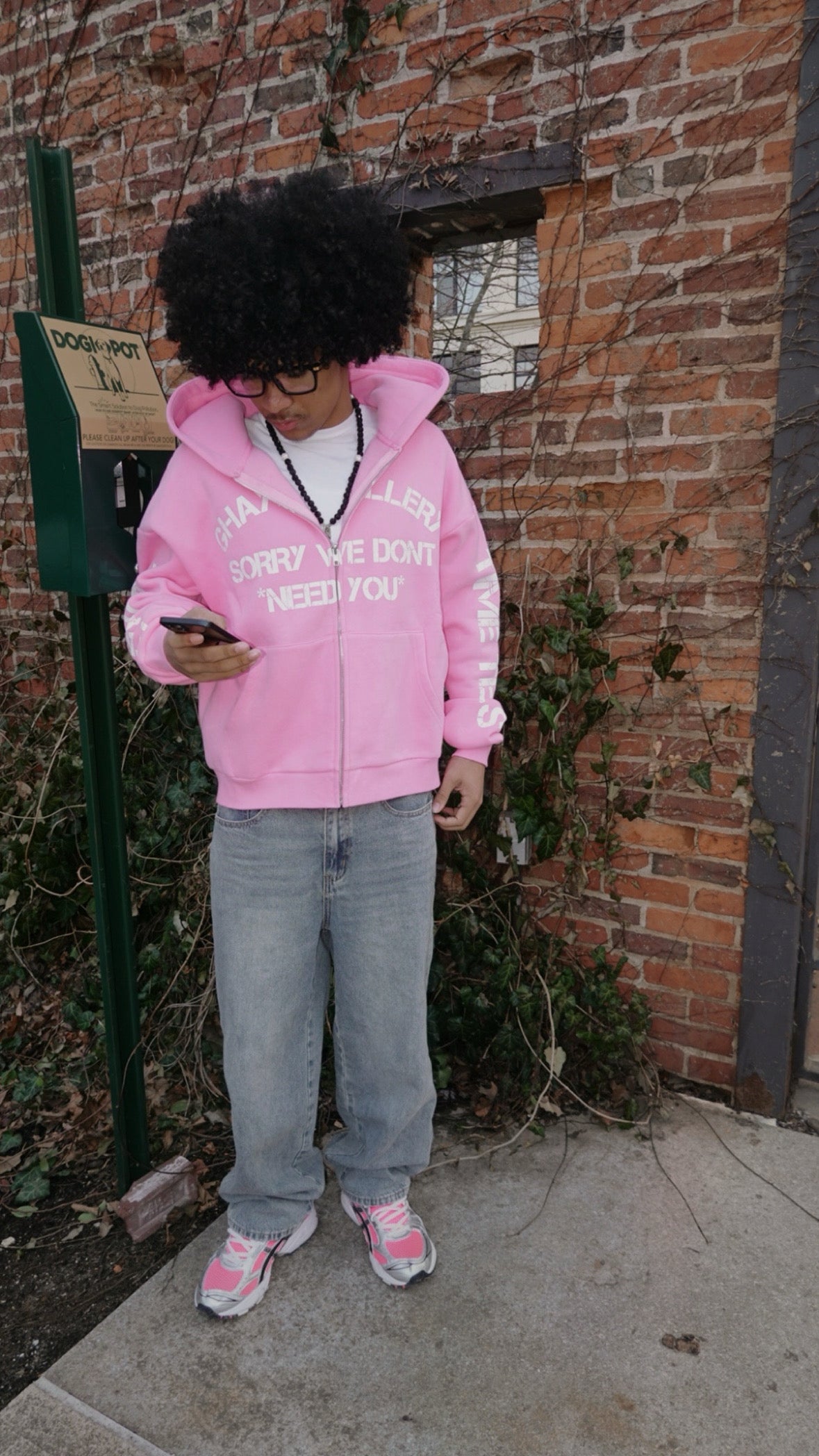 GHAYA WE DONT NEED YOU ZIP UP
